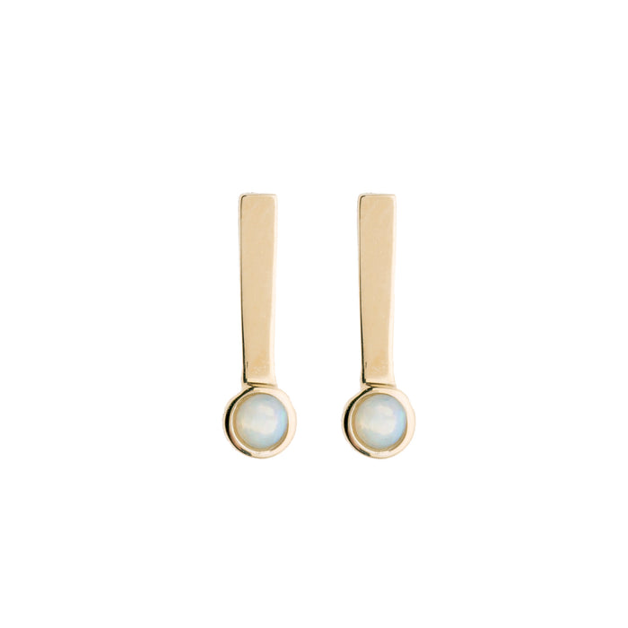 Opal Stones Stud Earring