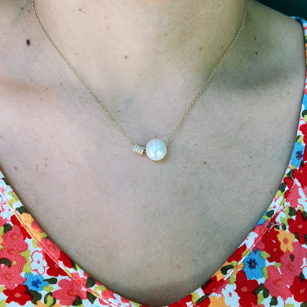 CBCST Pearl + Fairy Dust Necklace
